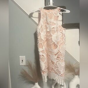 Lovers + Friends women’s Blush Lace Mini Dress